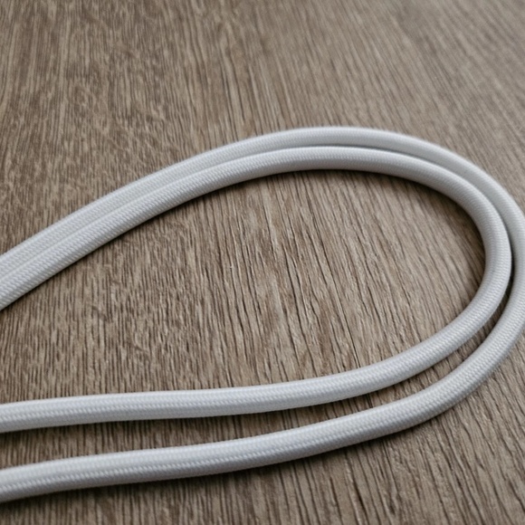 White Drawstrings Cord of Hoodie (from Canada Goose Huron Hoodie) - Picture 2 of 6